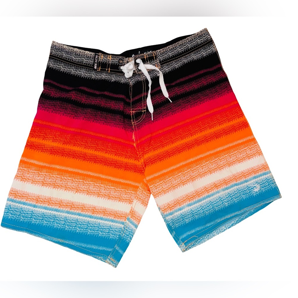 Pacific Surf XL Vibrant Gradient Board Shorts for Men